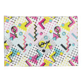 Postmodern Memphis Stijl Patroon Kussensloop (Achterkant-Rechts)