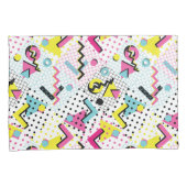 Postmodern Memphis Stijl Patroon Kussensloop (Voorkant-Rechts)