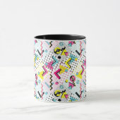 Postmodern Memphis Stijl Patroon Mok (Midden)