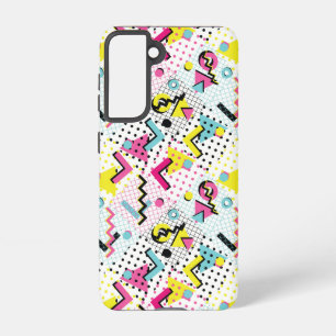 Postmodern Memphis Stijl Patroon Samsung Galaxy Hoesje
