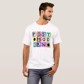 Postmoderne Blokken T-shirt (Voorkant volledig)