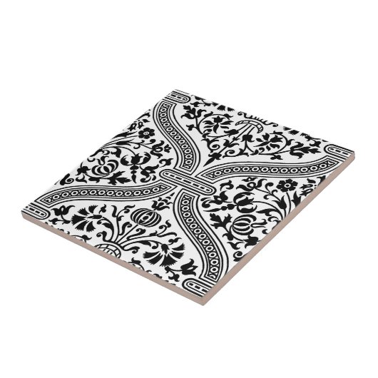 postmodernisme art deco - patroon tegeltje (Zijkant)