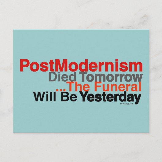 PostModernisme Briefkaarten (Voorkant)