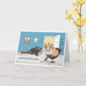 Postnatale Kip - het Wenskaart van Vaderdag Kaart (Gele Bloem)