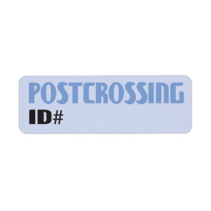Postnummer invullen etiket