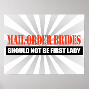 Postorderbruiden mogen geen eerste dame zijn -.png poster