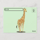 Postovergangen - Gekke Briefkaart van de Giraffe (Achterkant)