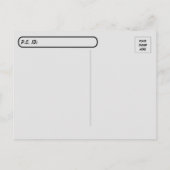 Postoversteken - Komodo Dragon Ziet er lekker uit Briefkaart (Achterkant)