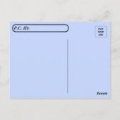 Postovertocht - Pic of a Blue and Gold Macaw Briefkaart (Achterkant)