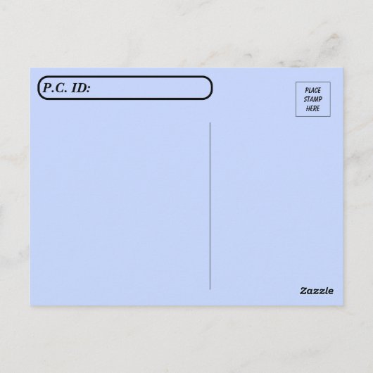 Postovertocht - Pic of a Blue and Gold Macaw Briefkaart (Achterkant)