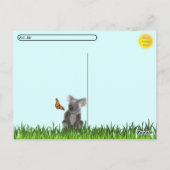 Postovertocht - Pic of Koala Briefkaart (Achterkant)