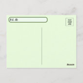 Postoverweg Pic of An Schattig Baby Raccoon Briefkaart (Achterkant)