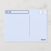 Postoverweg Pic van een Schattige eekhoorn Briefkaart (Achterkant)