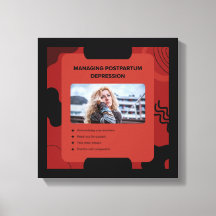 Postpartum Depressie Bewustzijn Design Beheren