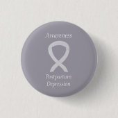 Postpartum Depression Awareness Custom Ribbon Pin Ronde Button 3,2 Cm (Voorkant)