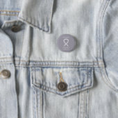 Postpartum Depression Awareness Custom Ribbon Pin Ronde Button 3,2 Cm (In situ)