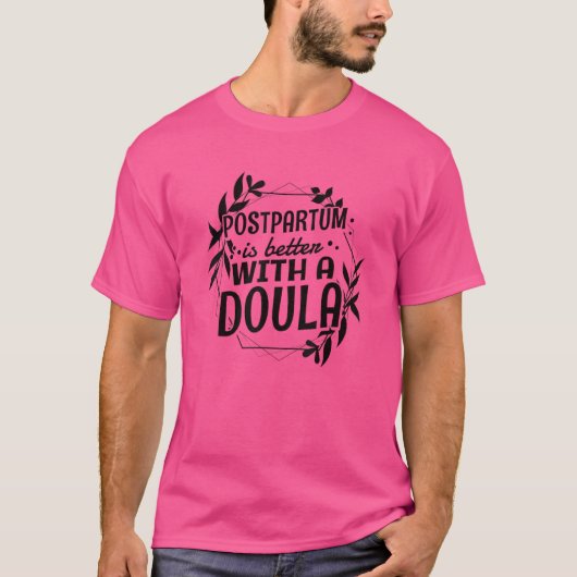 Postpartum is beter met een duim 2 t-shirt (Voorkant)