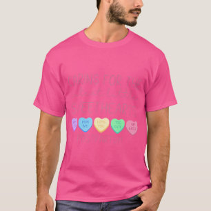 Postpartum Nurse Hearts Snoep Valentijnsdag mot T-shirt