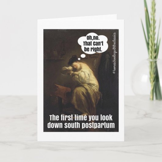 Postpartum treinwrak kaart (Voorkant)