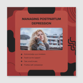 Postpartumdepressie Bewustzijn Design Beheren