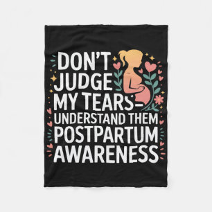 Postpartumdepressie Moeder Mama Maternele Geesteli Fleece Deken