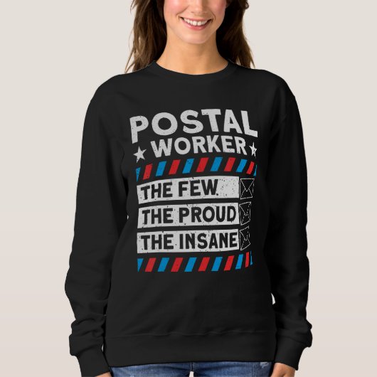 Postpersoneel de weinige schrijvers van de postbod trui (Voorkant)