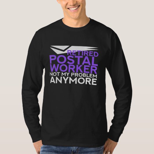 Postpersoneel in ruste Mijn probleem is niet meer T-shirt (Voorkant)