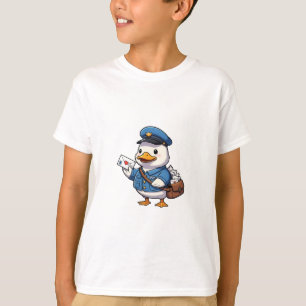 Postpinguïn Mailbezorging Kinderen T-shirt
