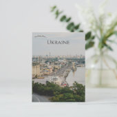 Postplein in Kiev Oekraine Briefkaart (Staand voorkant)
