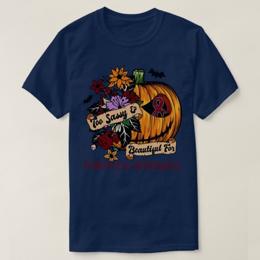 PostPolio Syndrome Awareness retro halloween eng T-shirt (Design voorkant)