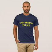 postpolitie t-shirt (Voorkant volledig)