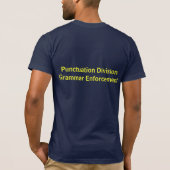 postpolitie t-shirt (Achterkant)