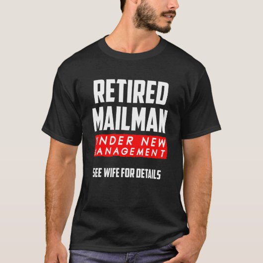 Postpostbeambte postbeambte postbeambte postbeambt t-shirt (Voorkant)