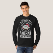 Postpostbeambte Postman Postman Kantoor T-shirt (Voorkant volledig)