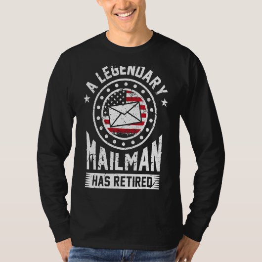 Postpostbeambte Postman Postman Kantoor T-shirt (Voorkant)