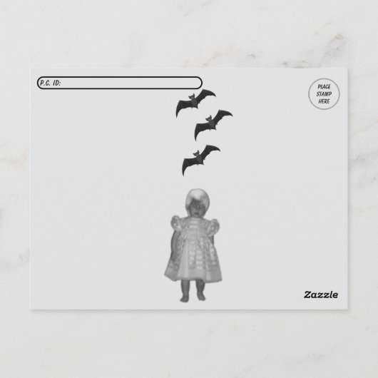 Postrossing Ghost Peuter Briefkaart (Achterkant)