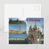 postsaint petersburg briefkaart (Voorkant / Achterkant)