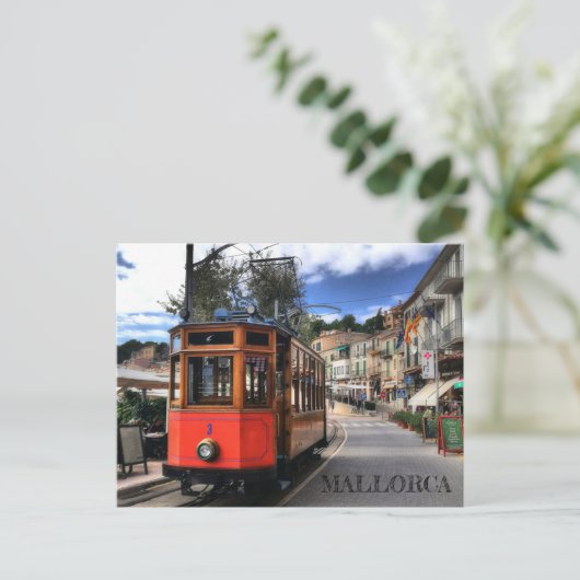 Postsector de Soller en la isla de Mallorca Briefkaart (Staand voorkant)