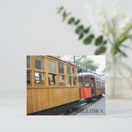 postsector de Soller en Mallorca Briefkaart (Staand voorkant)