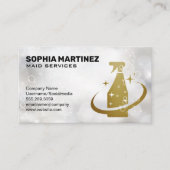 Postservice | Mop en Broom | Spuitfles Visitekaartje (Voorkant)