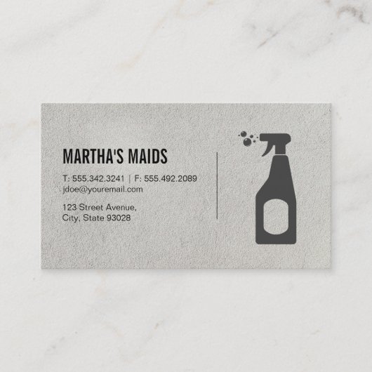 Postservice | Reinigingsnevel Visitekaartje (Voorkant)