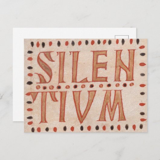 Postsilentium Briefkaart (Voorkant / Achterkant)