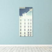 Postspaarbank, Wenen Canvas Afdruk (Insitu (Houten vloer))