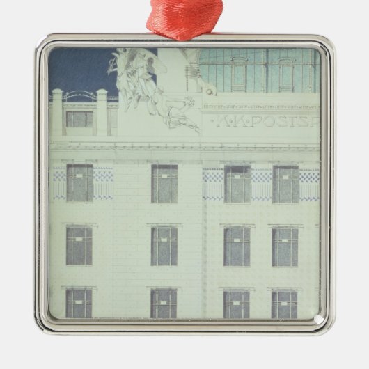 Postspaarbank, Wenen Metalen Ornament (Voorkant)