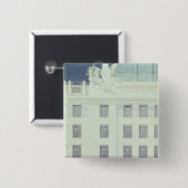 Postspaarbank, Wenen Vierkante Button 5,1 Cm (Voorkant /achterkant)