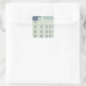 Postspaarbank, Wenen Vierkante Sticker (Tas)