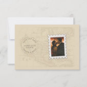 Poststempel en fotostempel Opslaan Datum Save The Date (Voorkant)