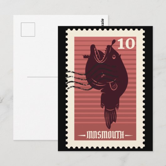 Poststempel in Innsmouth Briefkaart (Voorkant / Achterkant)