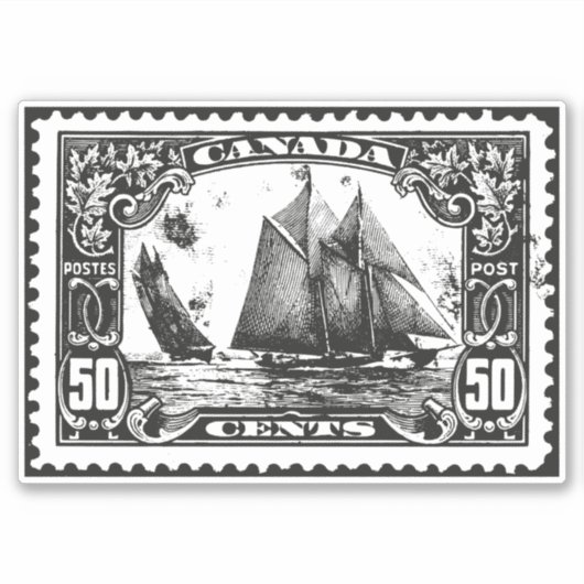 Poststempel Sticker (Voorkant)