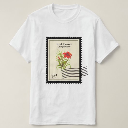 Poststempel voor shirt (Design voorkant)